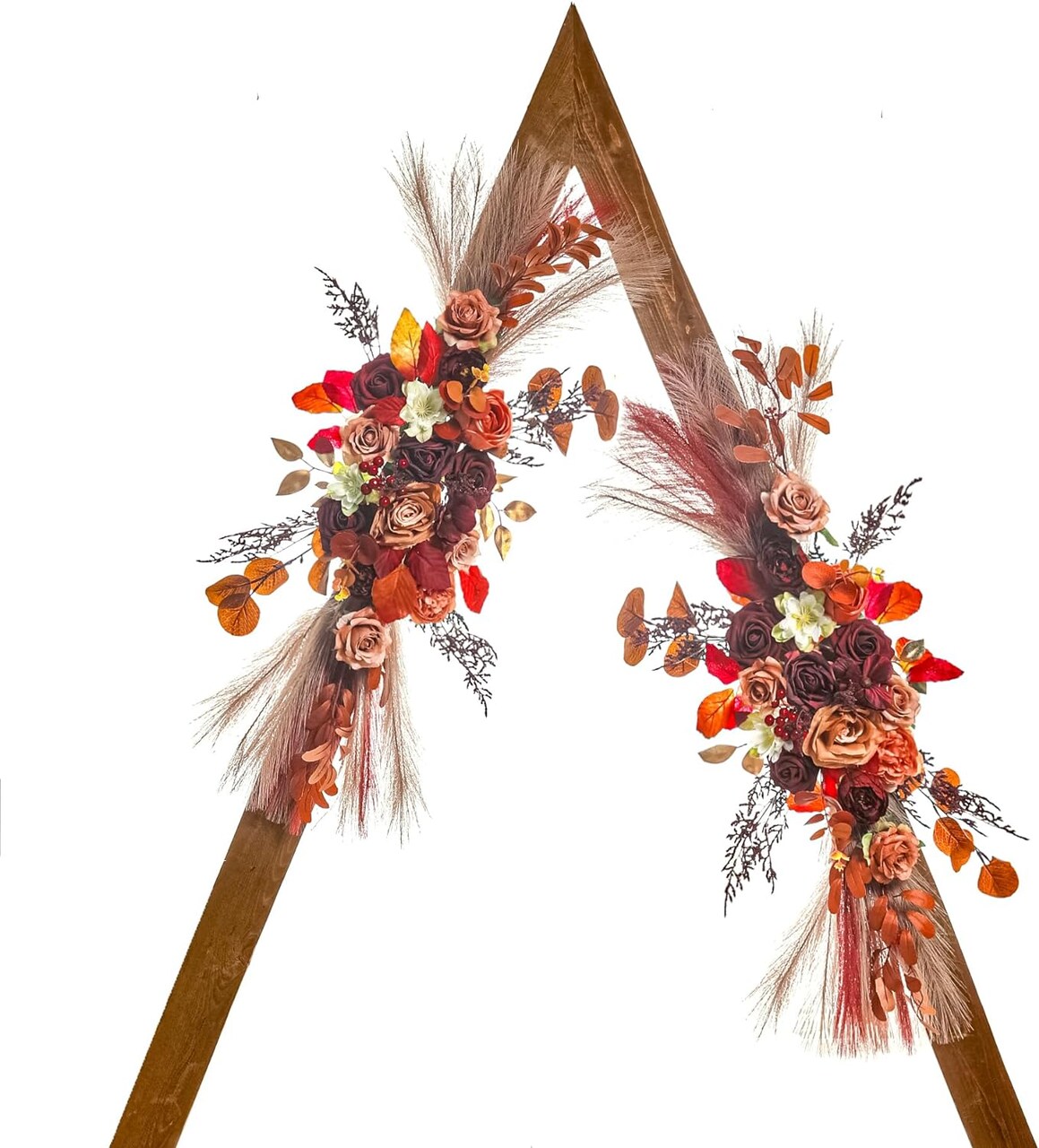 Pack of 2 Large Artificial Flower Swags for Boho Wedding Arch Decor